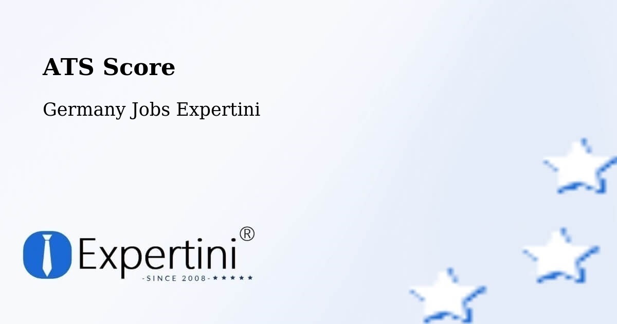 ATS Score - Germany Jobs Expertini