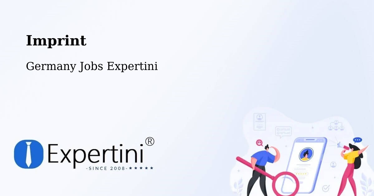 Imprint - Germany Jobs Expertini